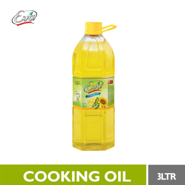 Eva Cooking Oil 3 Litre Pet Bottle