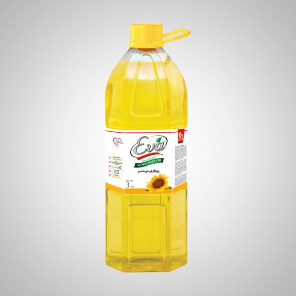 Eva Sunflower Oil 3 Litre Pet Bottle