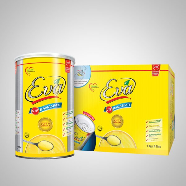EVA VTF Banaspati 1 Kg X 4 tin - Easy Open Pack